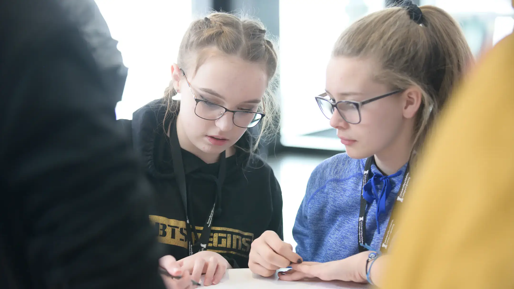 Women in Engineering exploration event in the IRIC atrium