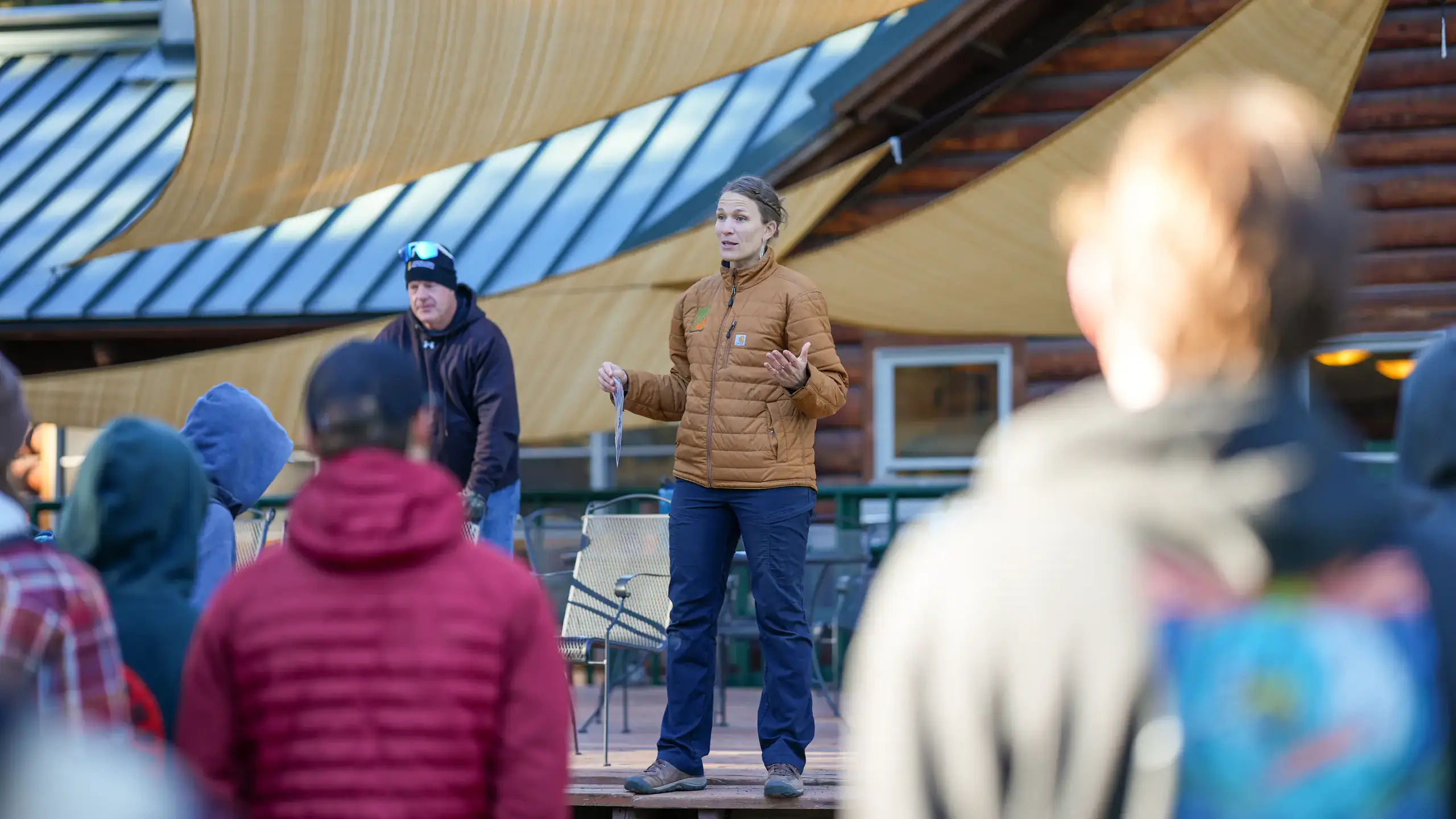 College of Natural Resource NR 101 class the McCall Field Campus, Ponderosa State Park