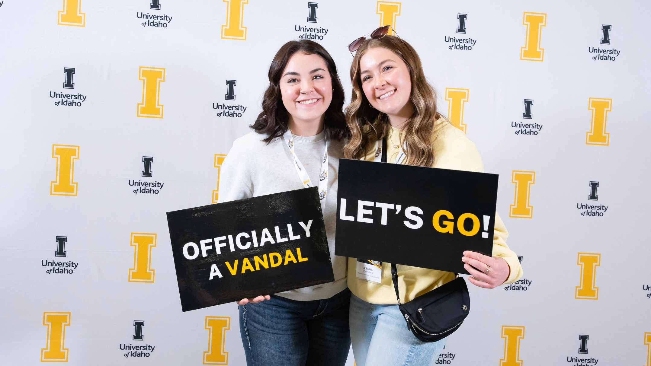 UIdaho Bound event photo booth, March 23, 2024.
