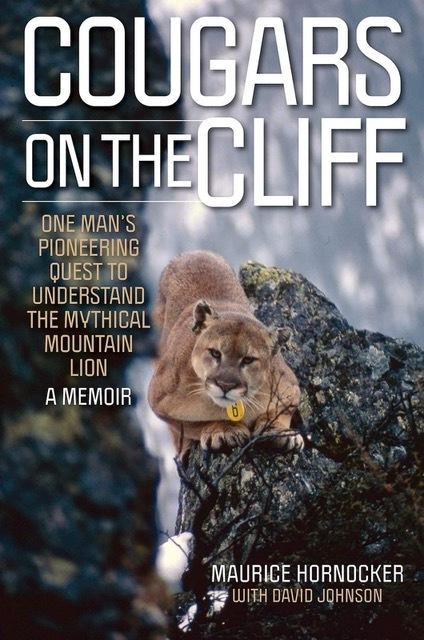 A book cover with a cougar