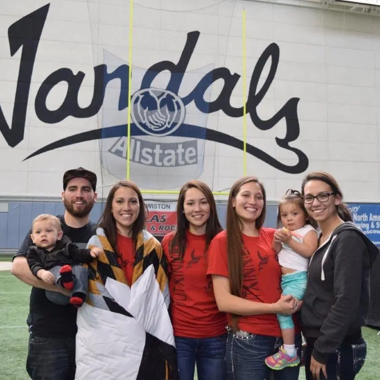 Danielle Guzman and her siblings, who are Vandals.