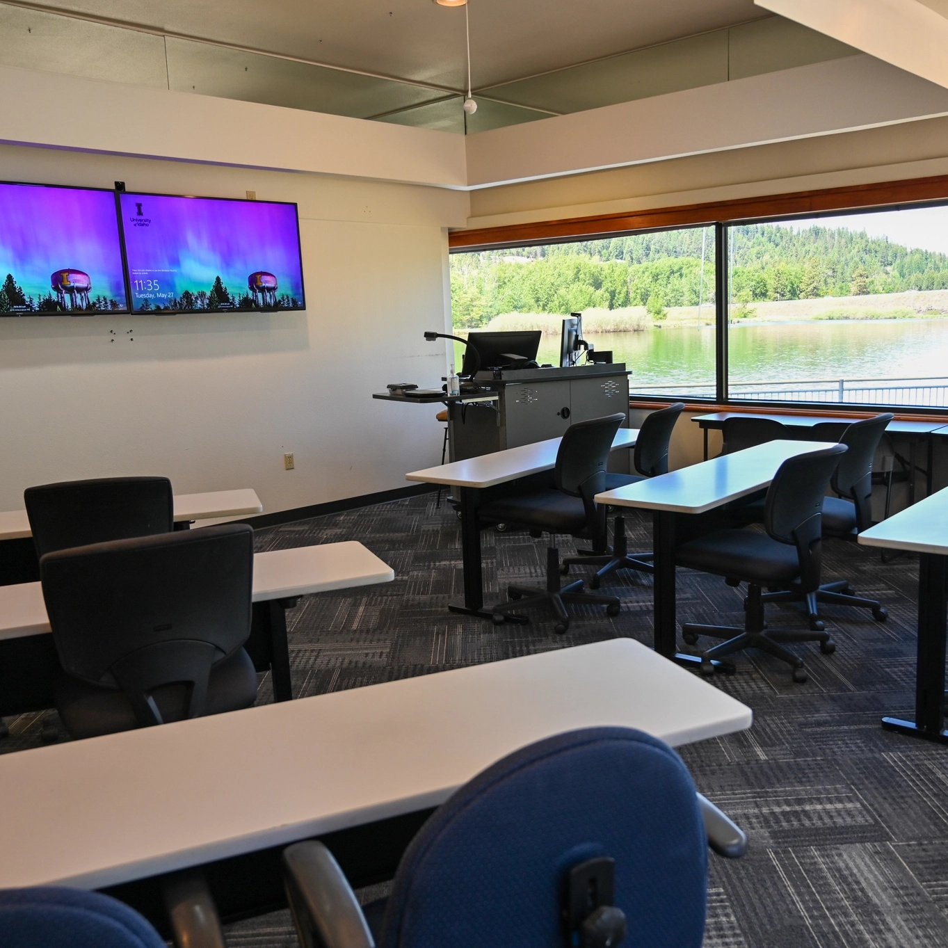 Classroom 128. Located in the Harbor Center in Coeur d’Alene.