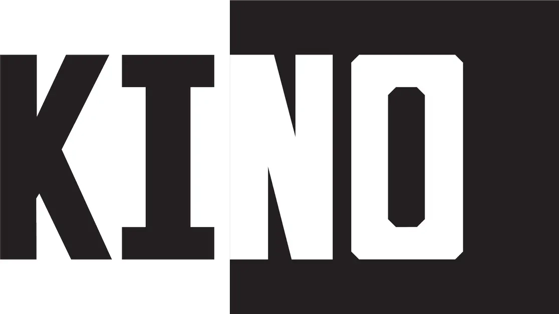 kino short film festival logo black and white