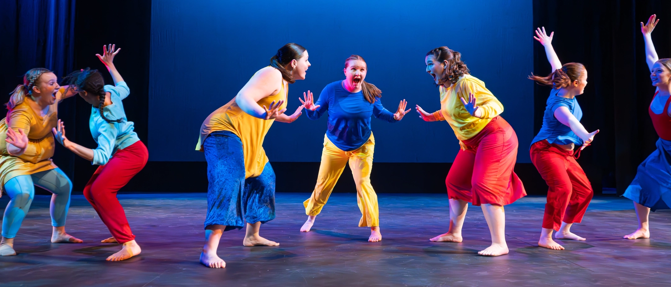 Dress rehearsal for the 34th annual DancersDrummersDreamers (DDD) on March 19, 2025.