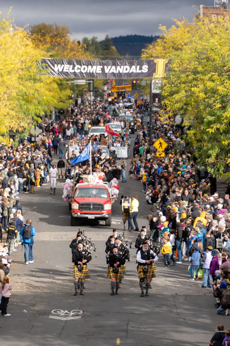 2025 Homecoming Week activities. The Homecoming Parade is held on Main Street in downtown Moscow on Saturday, October 11, 2025. This year’s homecoming theme selected by students is “Holla Back!”, a throwback to the year 2000.