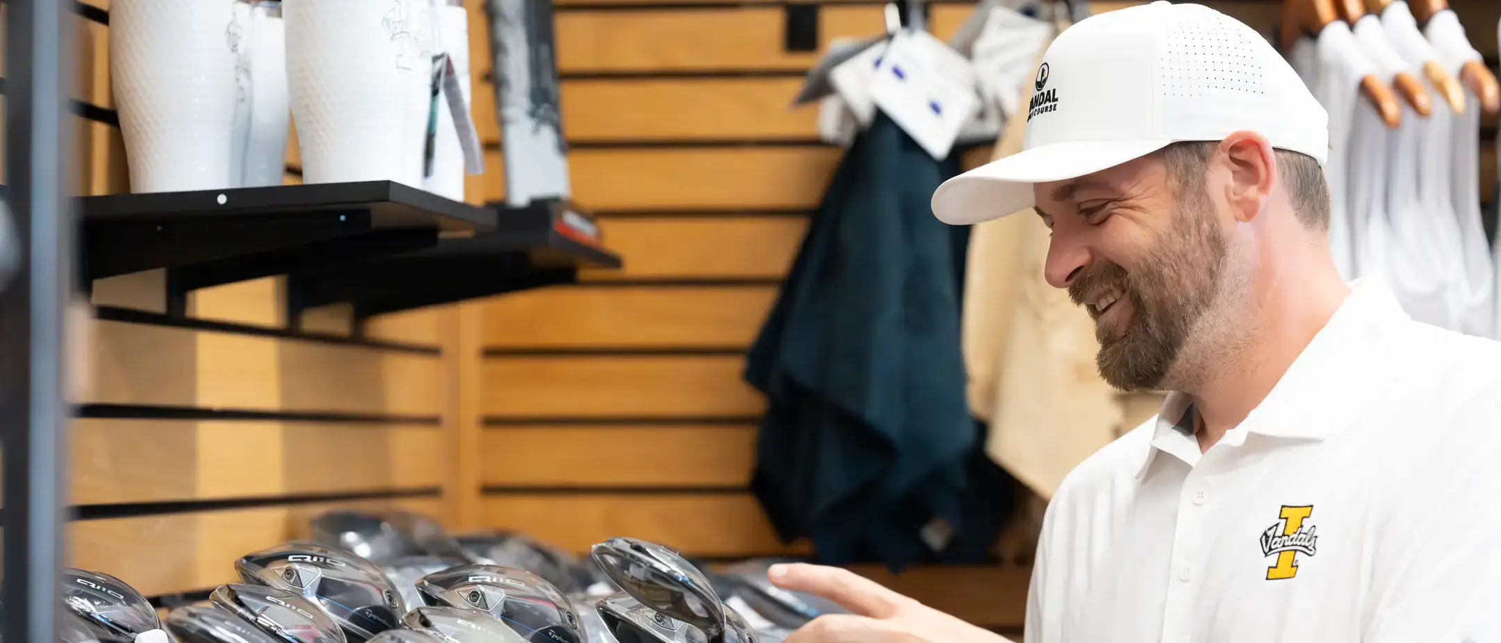 University of Idaho Professional Golf Management playing a round of golf on the Vandal Golf Course.