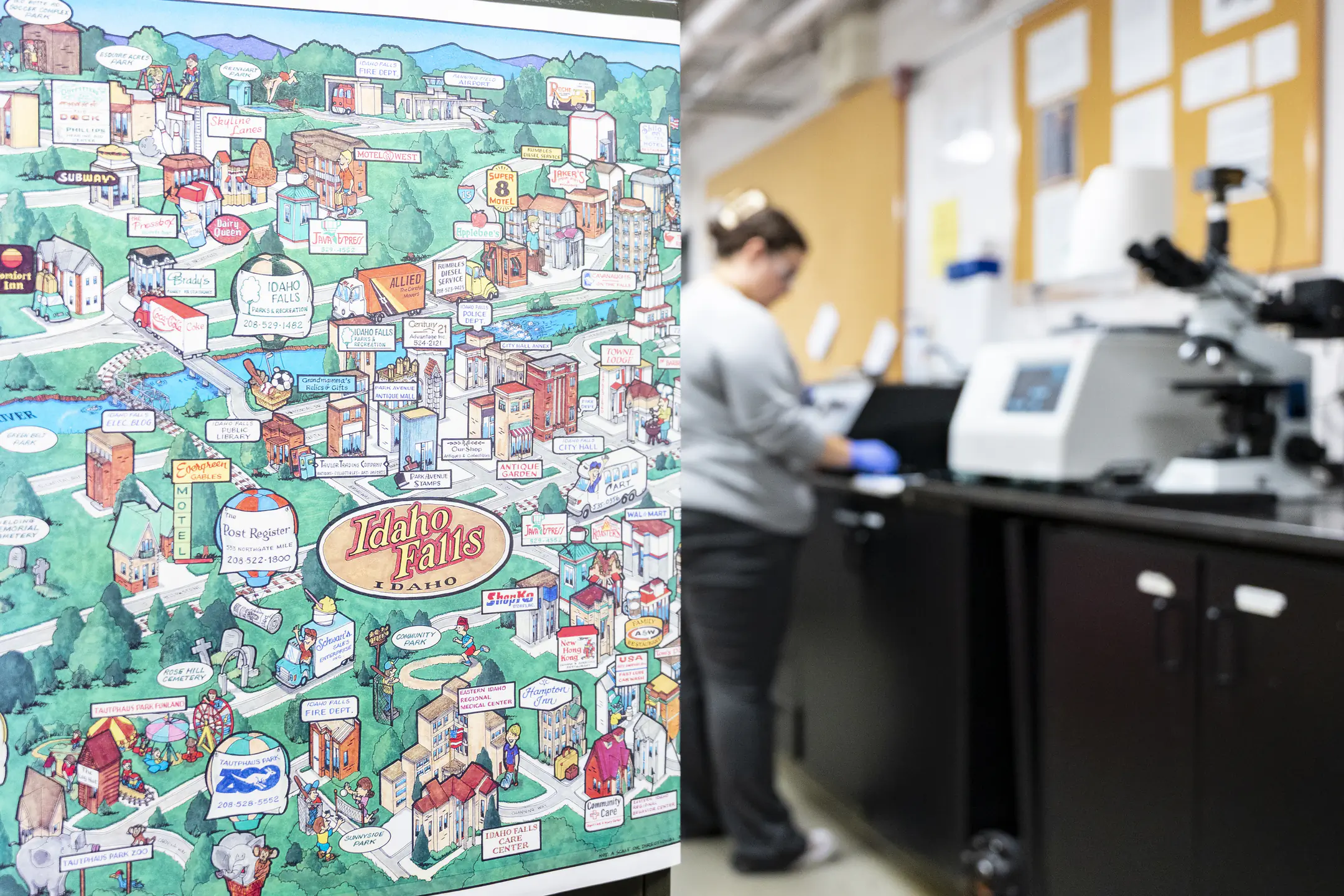 Fall 2024 stock imagery from Idaho Falls campus.