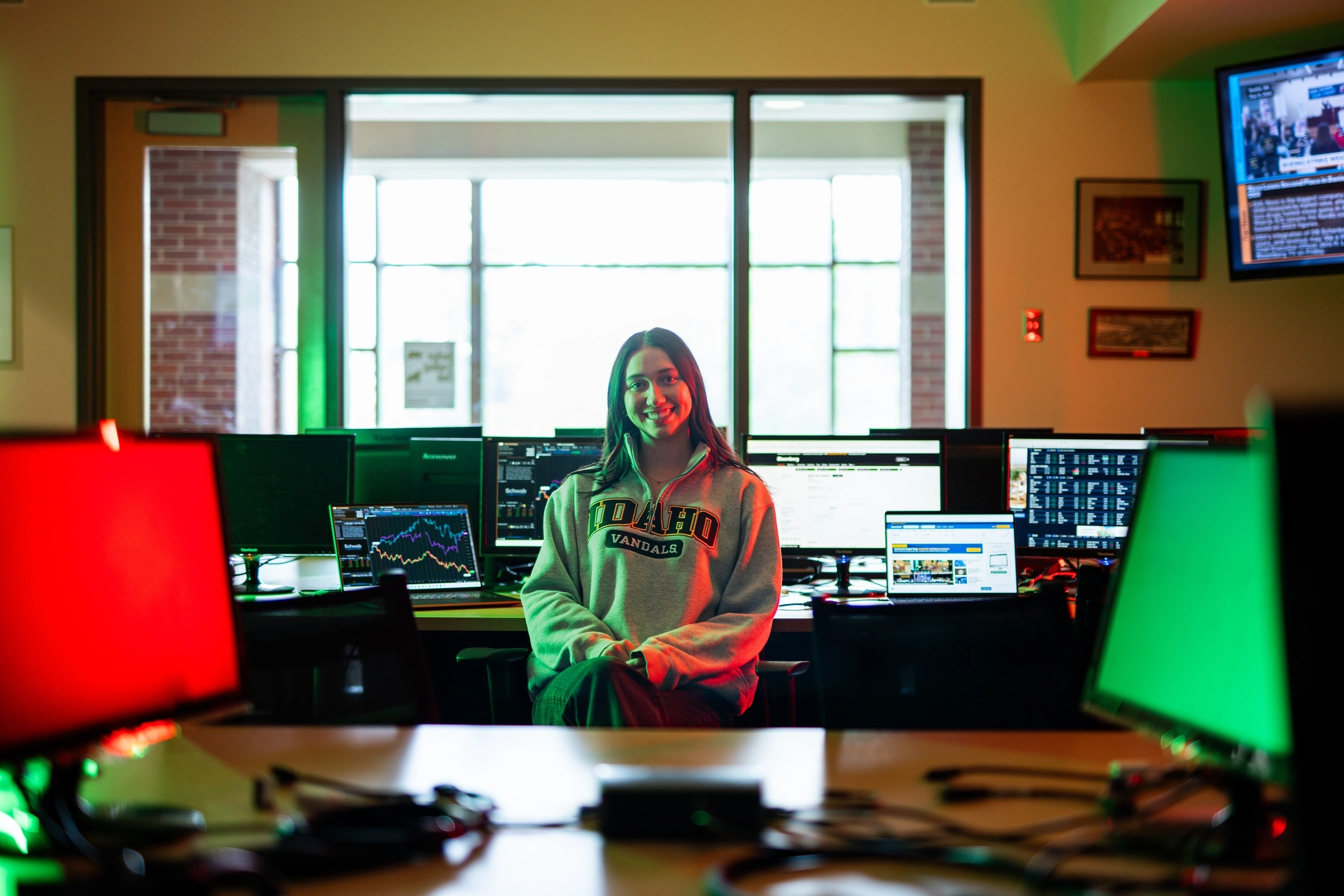 Portrait of College of Business and Economics student, Catherine Hubinger.