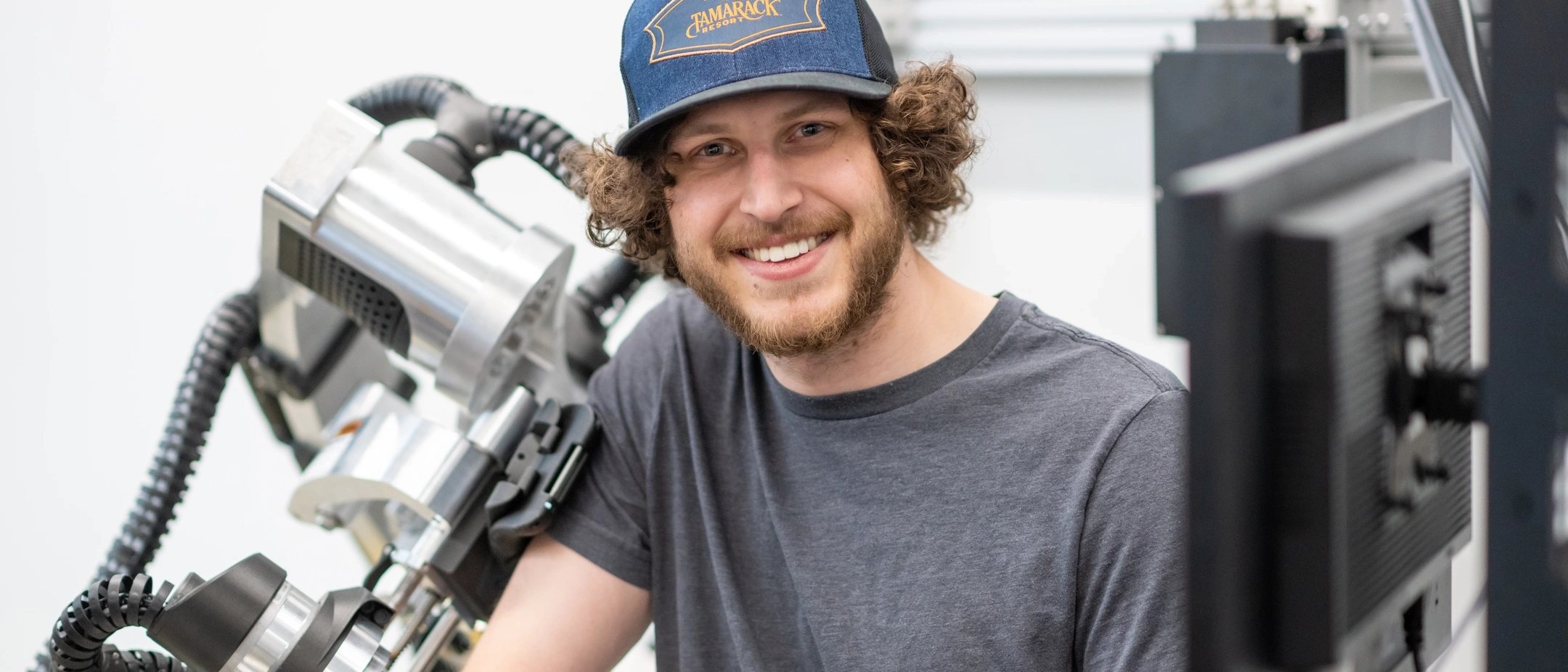 University of Idaho College of Engineering students and faculty working with therapeutic robots made to assist in physical therapy.
