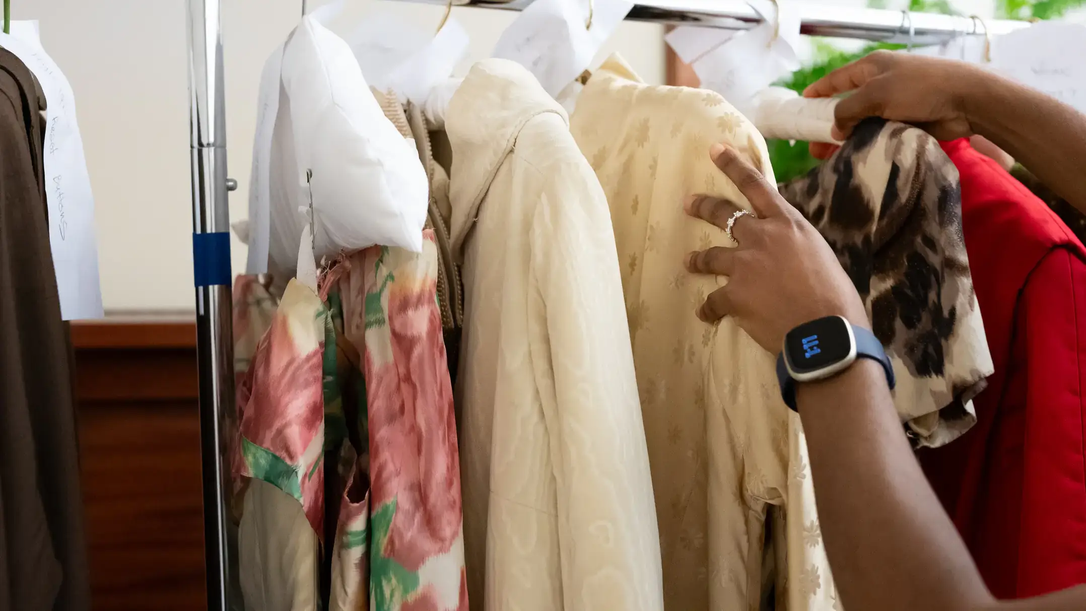 Student Alumni Relations Board (SArb) Parent and Family weekend wine and cheese social and the Leila Old Historic Costume Collection at the city of Moscow 1912 Center, spring 2024.