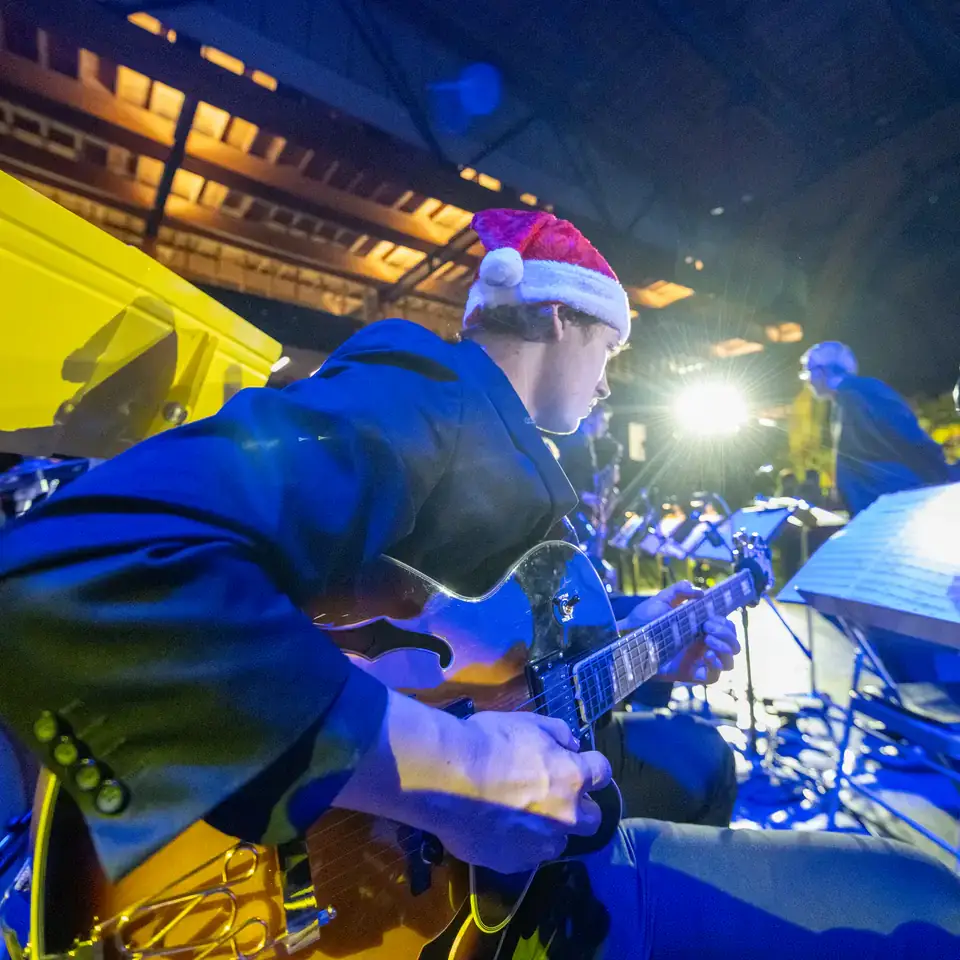 The Lionel Hampton School of Music’s annual Holiday Concert on Thursday, December 11, 2025 at ICCU Arena.