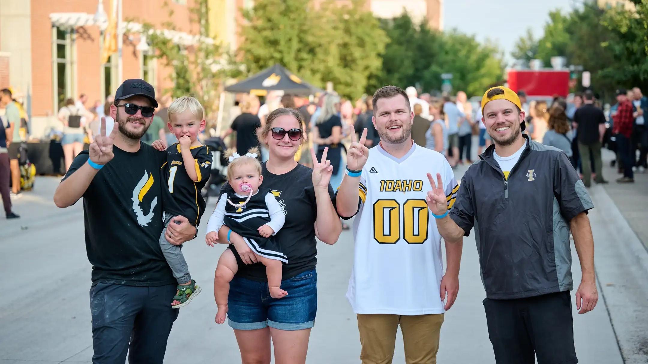 Students, alumni, employees and friends gather in downtown Boise at the Vandal Block Party on Wednesday, August 27, 2025. 