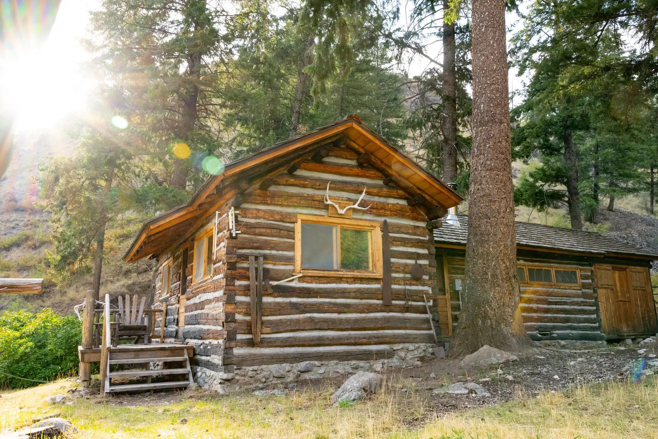 Taylor Wilderness Research Station in the Frank Church Wilderness of No Return.