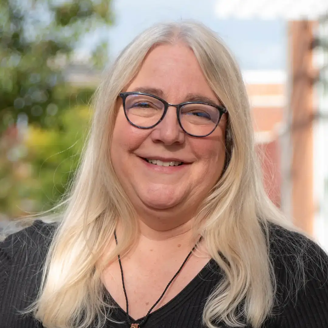 Portrait of Anne-Marie Fulfer, Director of Pro Bono Program and External Relations at the College of Law in Moscow.