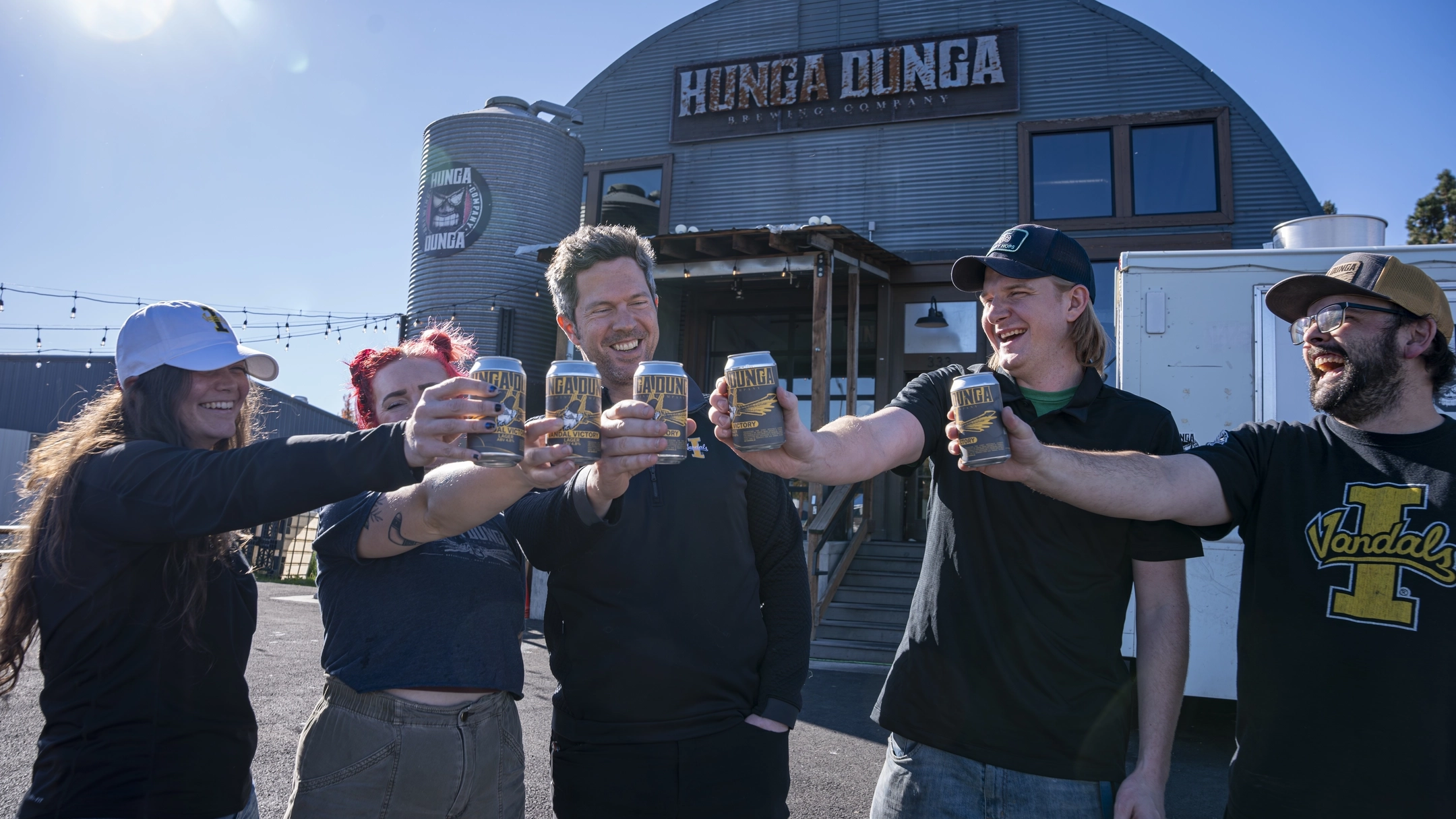 We're getting a Vandal beer! Graham Lily, at Hunga Dunga is brewing and bottling the pale ale.