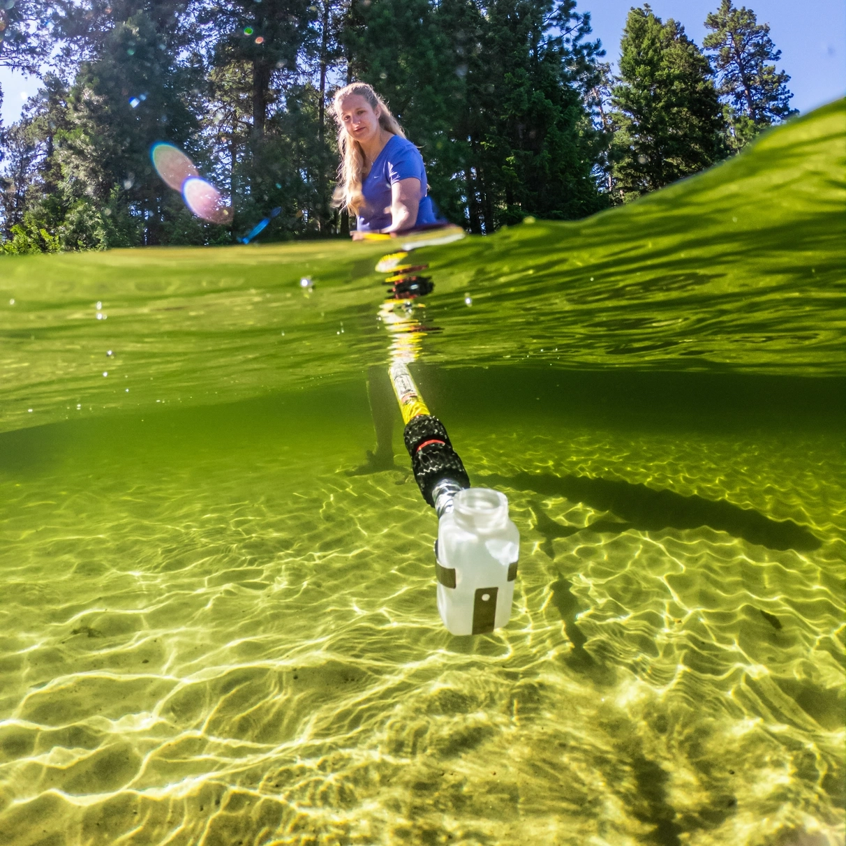 College of Natural Resources water study at McCall Outdoor Science School McCall Idaho
