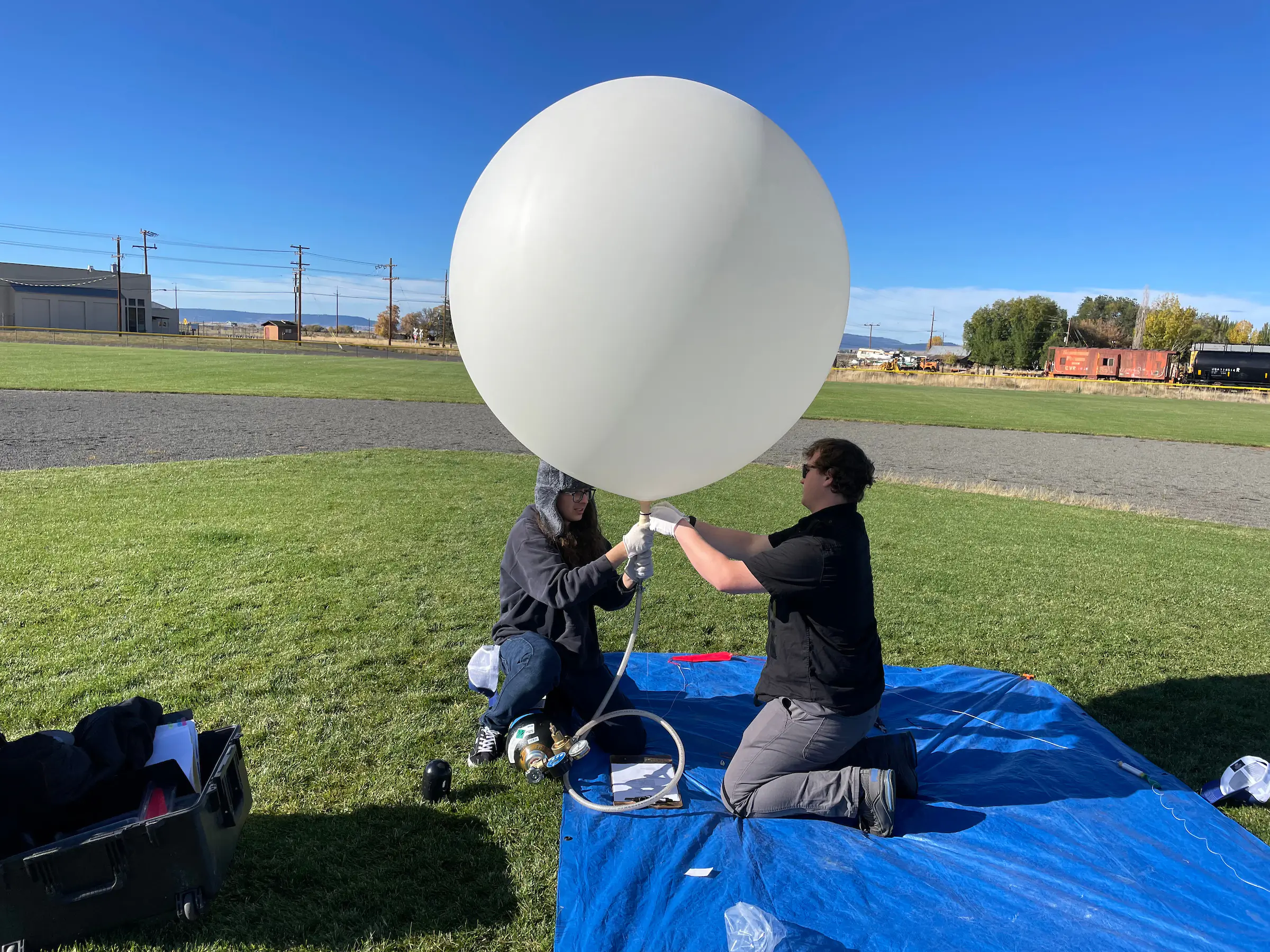 University of Idaho students launched weather balloons to gather eclipse-induced atmospheric data in Oregon during the annular eclipse last fall.