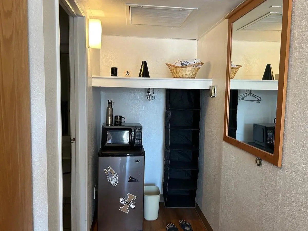 North Campus Communities mini fridge closet