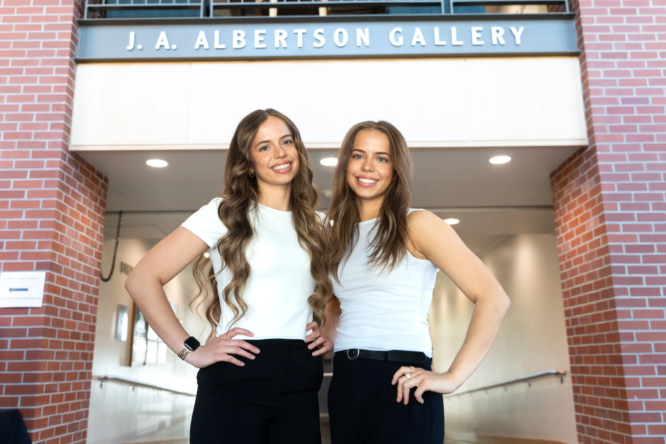 Twin sisters Abby (left) and Ellie Thomson, from Twin Lakes, Idaho were both team members of a College of Business and Economics investment team that made history in Spring 2025 by winning the Chartered Financial Analyst (CFA) Society’s Spokane Research Challenge and eventually placing in the top 34 teams in a field of more than 1,200 teams globally.