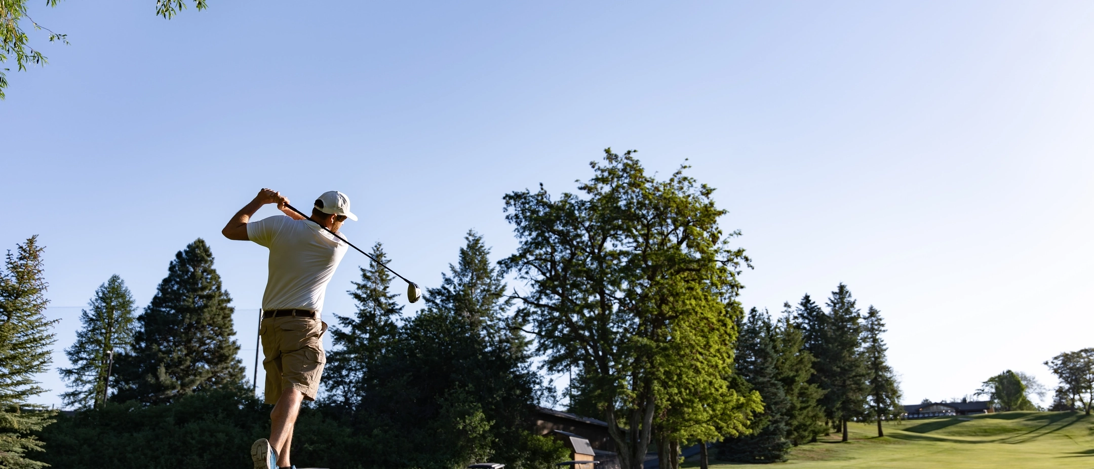 University of Idaho Professional Golf Management playing a round of golf on the Vandal Golf Course.