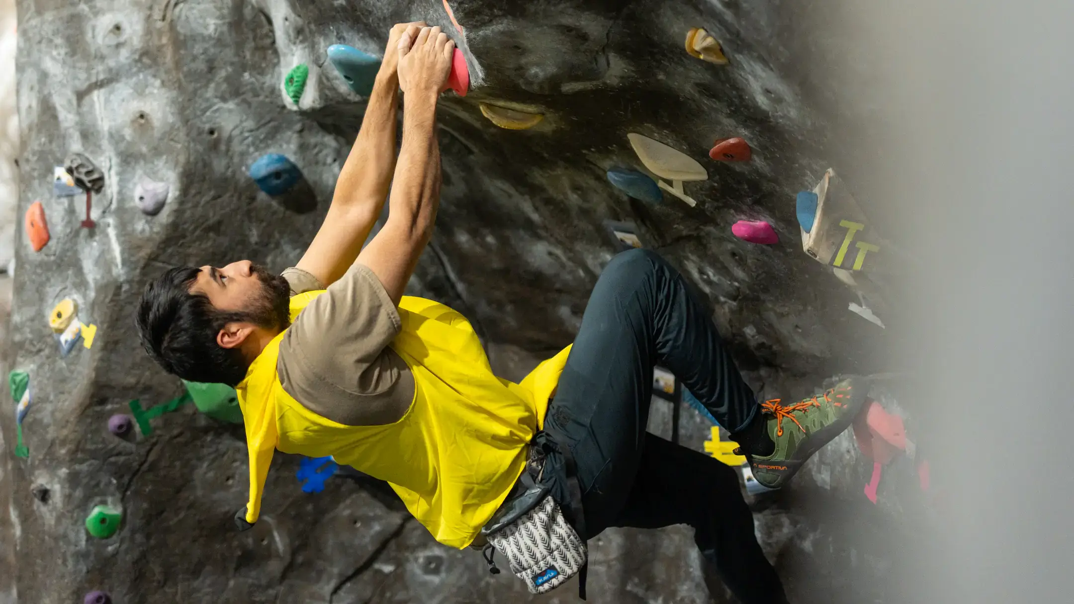 The Outdoor Program hosts the Monster Match climbing competition at the Climbing Center in the Student Recreation Center (SRC) on Friday, October 31, 2025. 