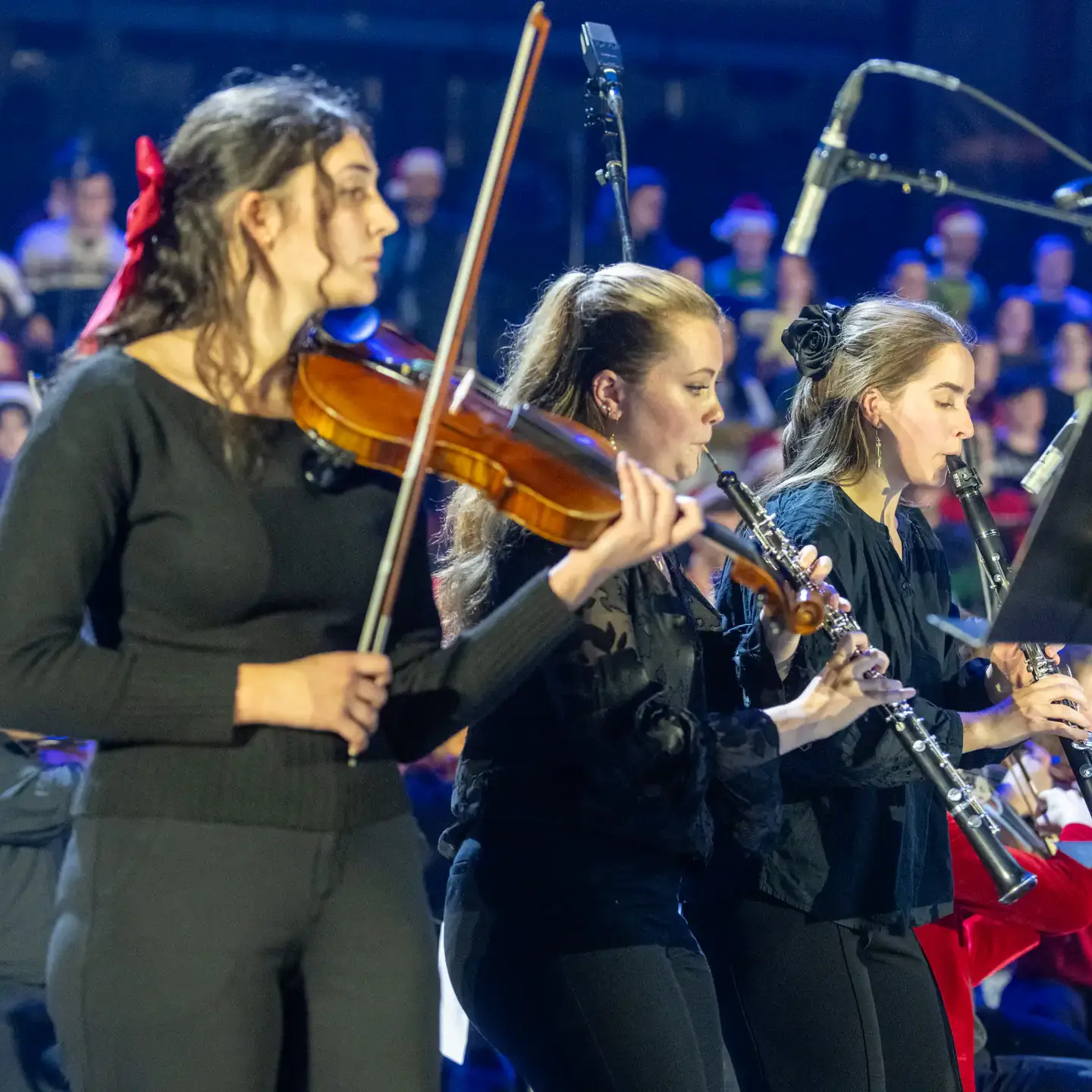 The Lionel Hampton School of Music’s annual Holiday Concert on Thursday, December 11, 2025 at ICCU Arena.