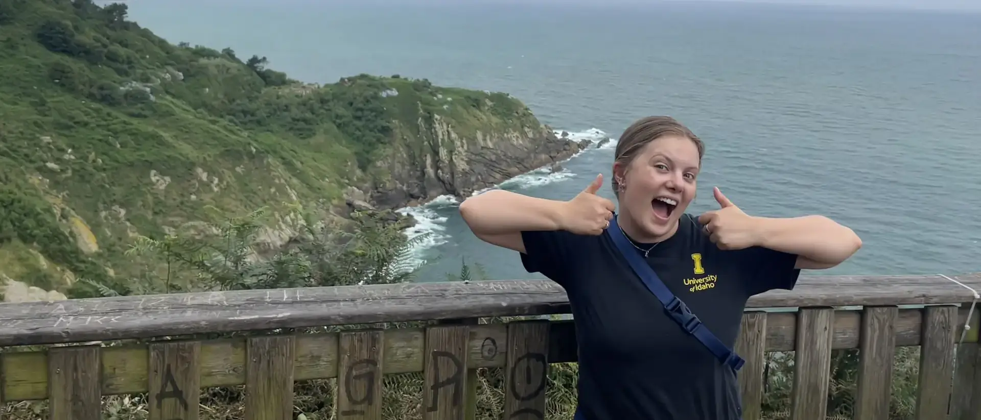 Entries in the International Programs Office annual Education Abroad Photo Contest. Photo contributed by McKinley Kirk in the Vandal Pride category.