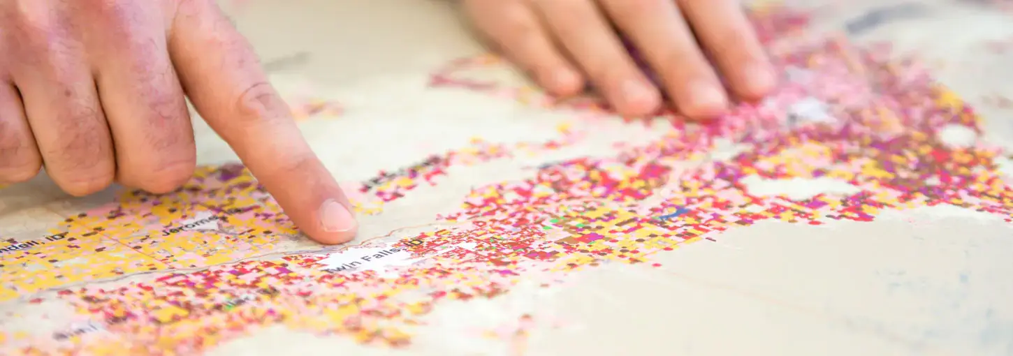 Images for a  feature article on students and faculty working on the College of Art and Architecture NSF-funded INFEWS project