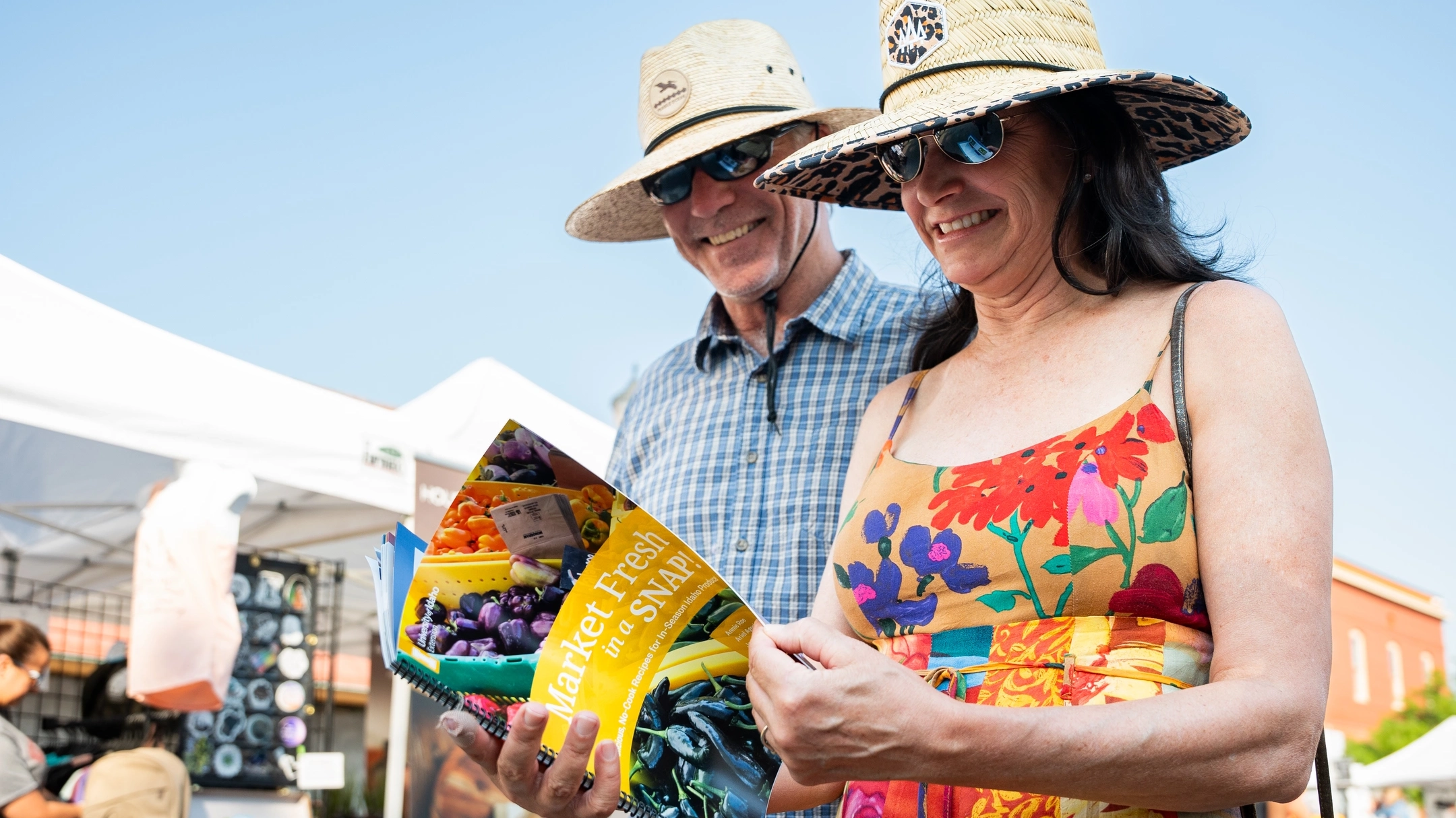 CALS Extension Senior Produce Program's Well Connected Communities grant project for Seniors 60 years and older. Seniors can take part in the program by visiting the weekly booth at Caldwell’s Farm to Fork Market.