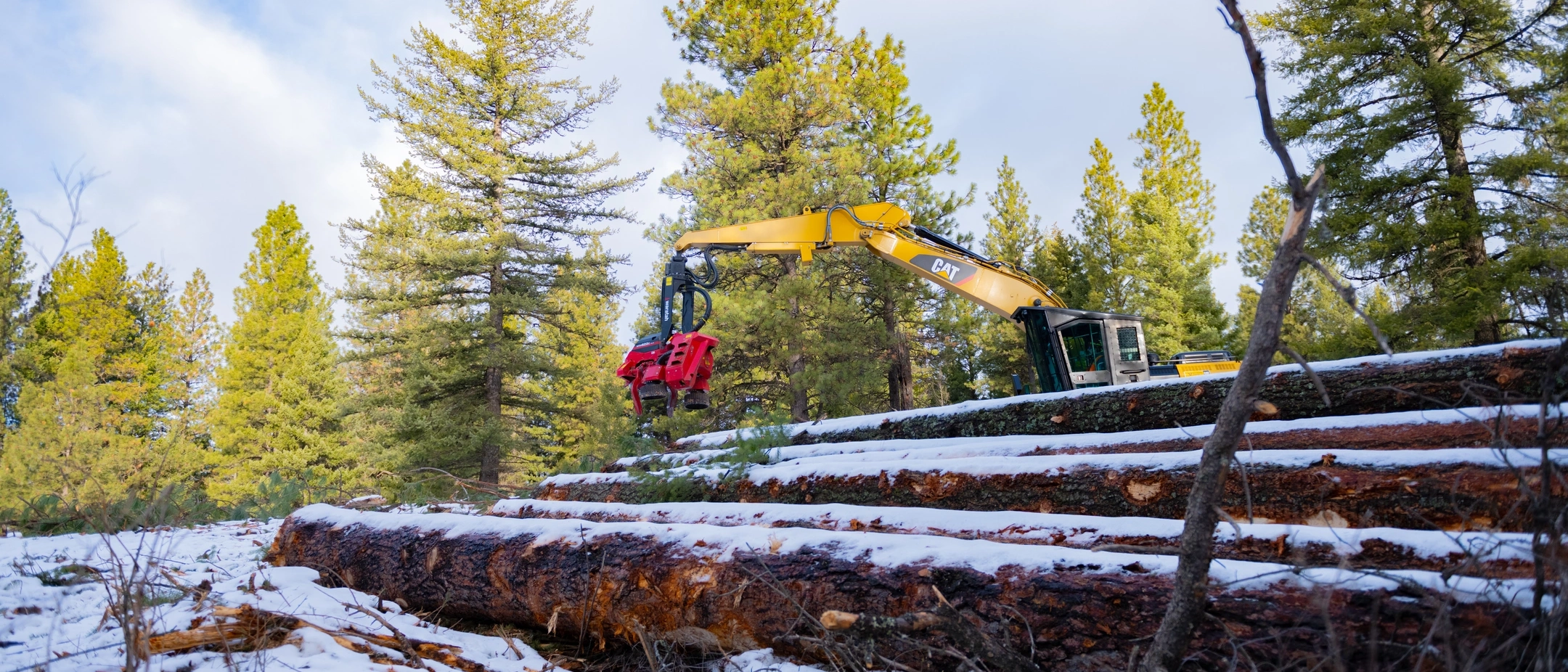 University of Idaho College of Natural Resources' Experimental Forest winter logging operation