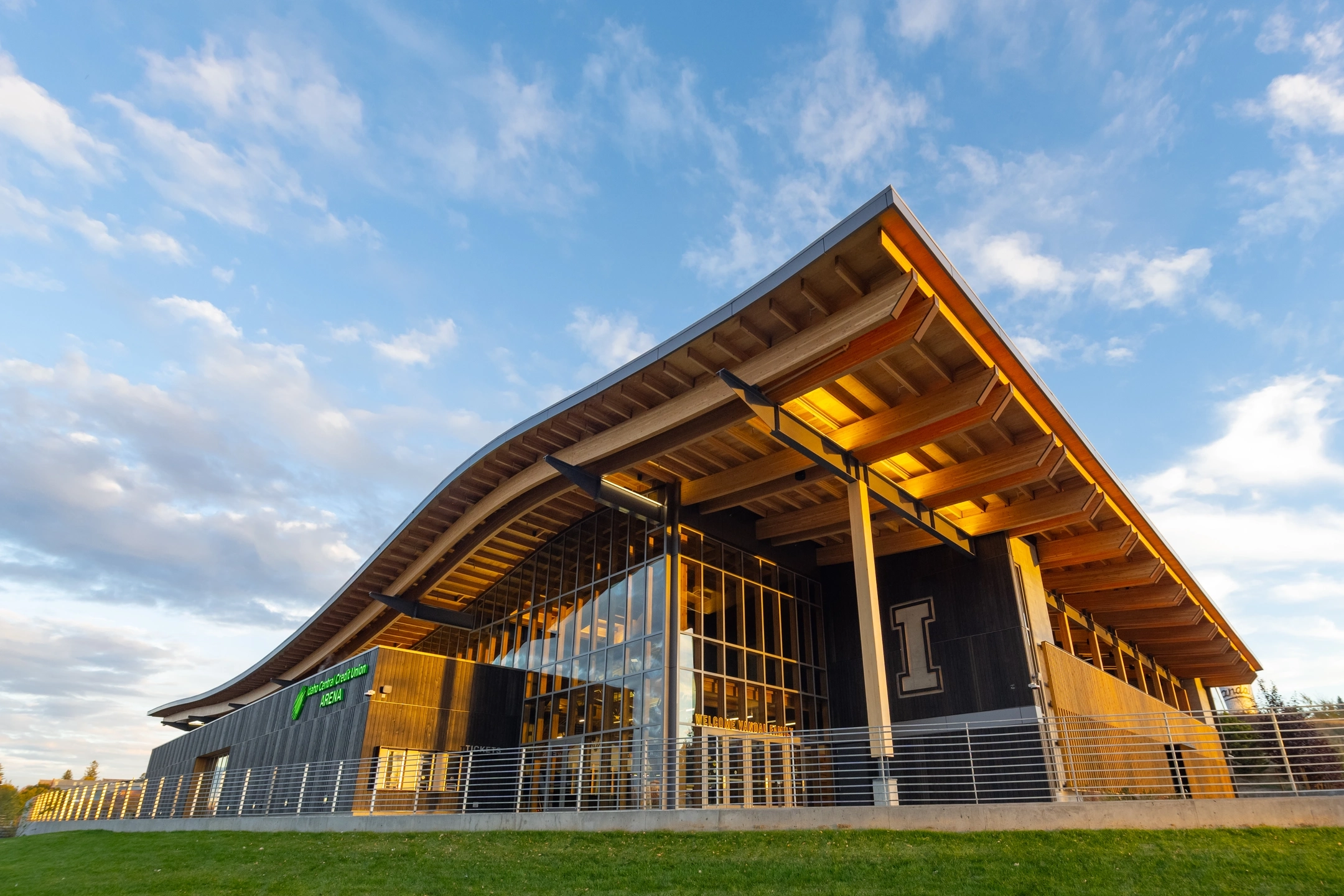 ICCU Arena exterior photography
