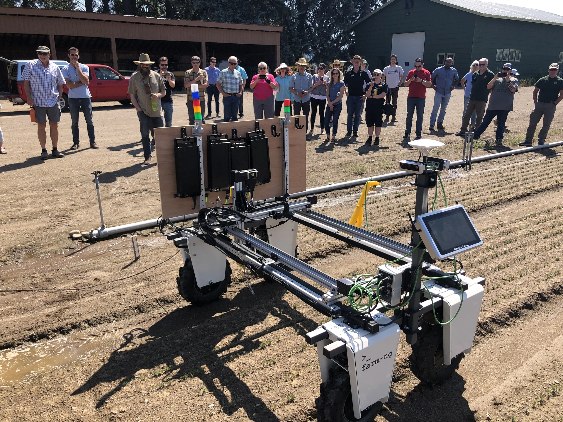 A team from the University of Idaho robotics program recently built a wheeled robot that uses electricity to kill weeds in US Forest Service nursery seedling beds in Coeur d'Alene, ID. The robot travels rows via a programmed route while following data to differentiate between seedlings and weeds. It uses a moveable arm and electricity to “zap” weeds, killing them with a more than 95% efficiency, reducing labor costs and the use of petrol chemicals.