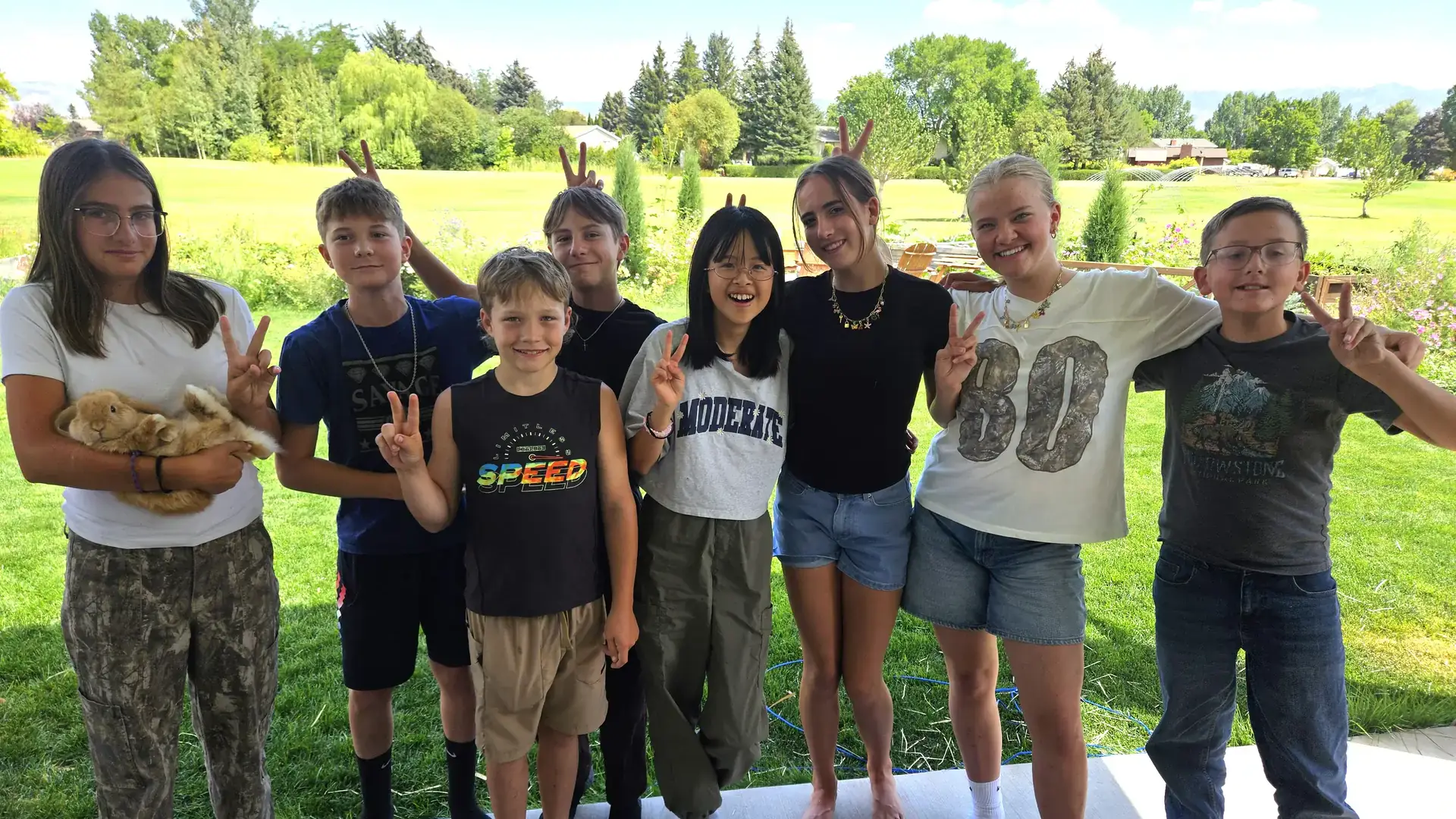 4-H international program group photo of participants