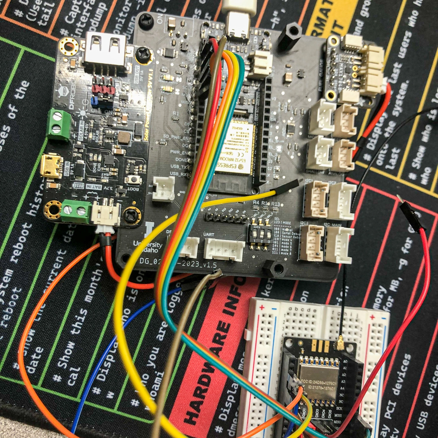 A circuit board with wiring